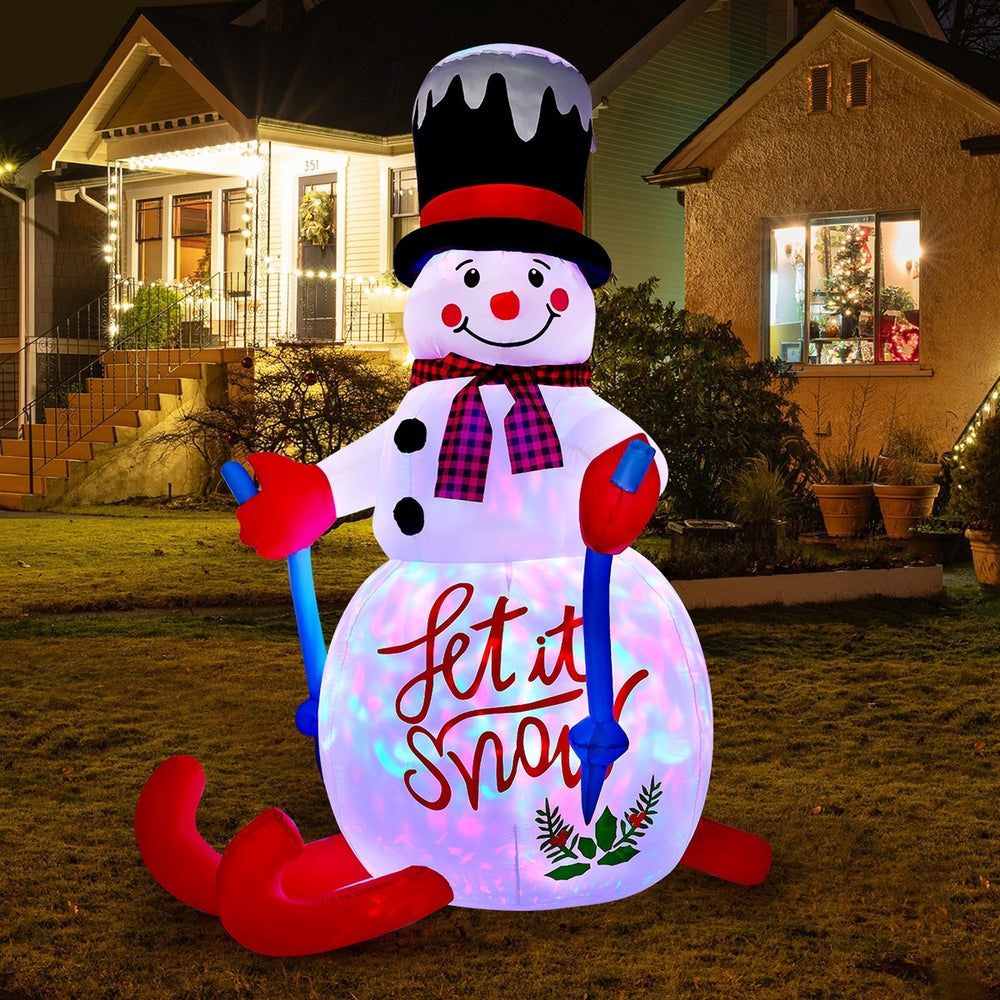 Christmas Inflatable Snowman with LED Light