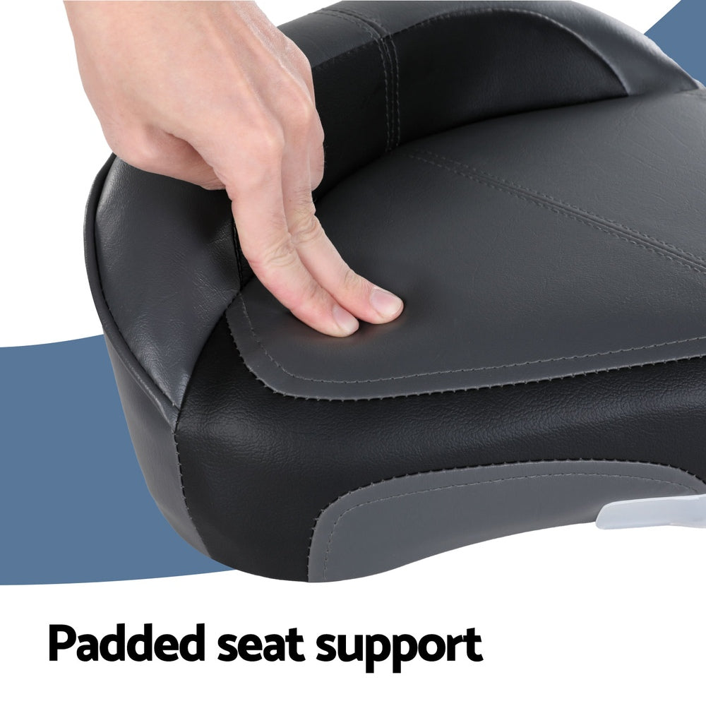 Seamanship Stand Up Lean Boat Seats Casting Fishing Seat Swivel 8cm Padding