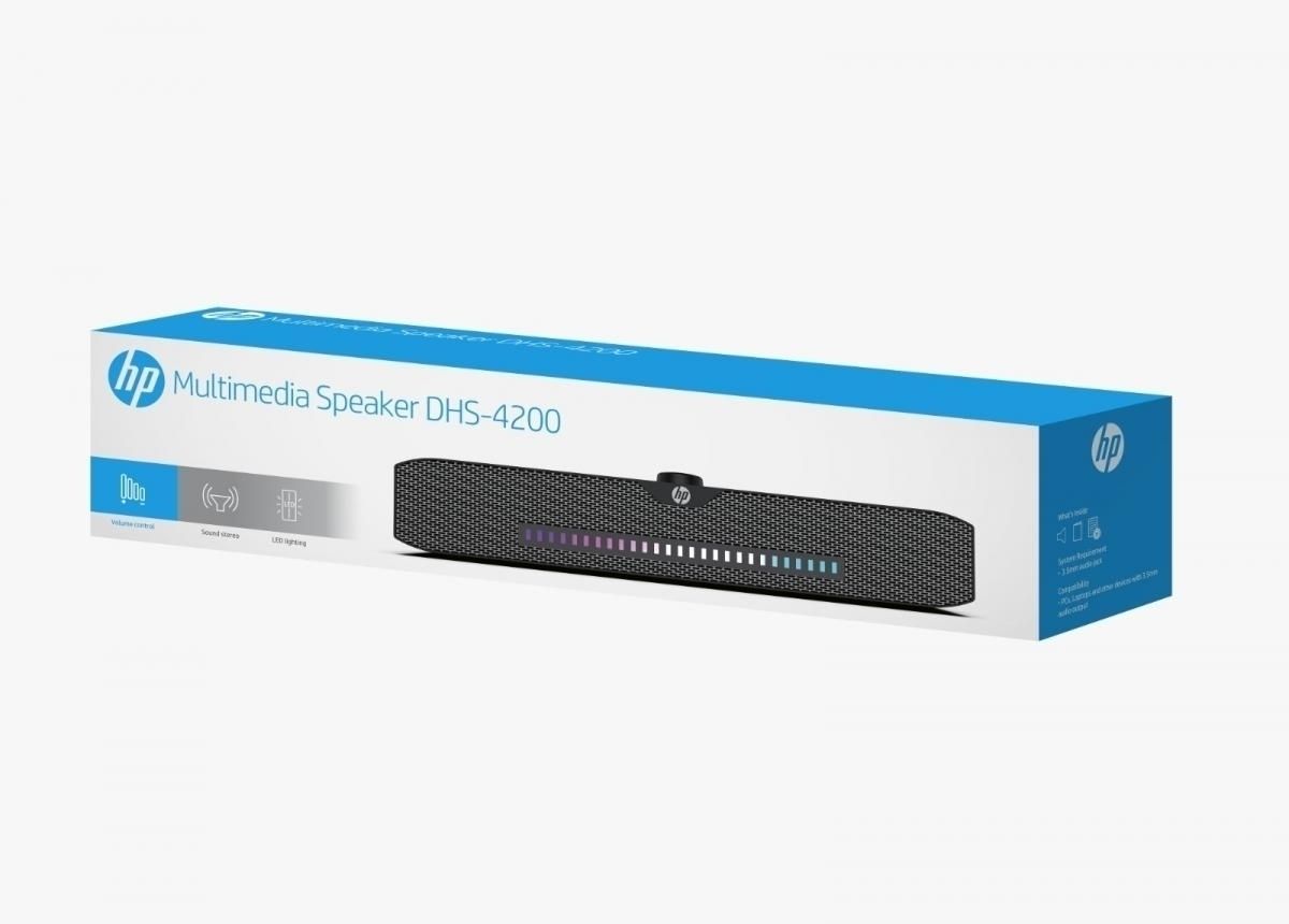 HP DHS-4200 Wired RGB Gaming Surround Soundbar Multimedia Speaker 5