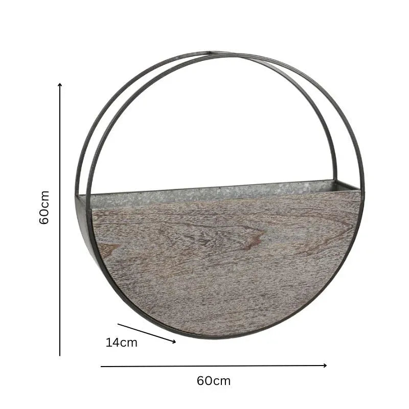 Timber Elemental Wall Planter 60cm