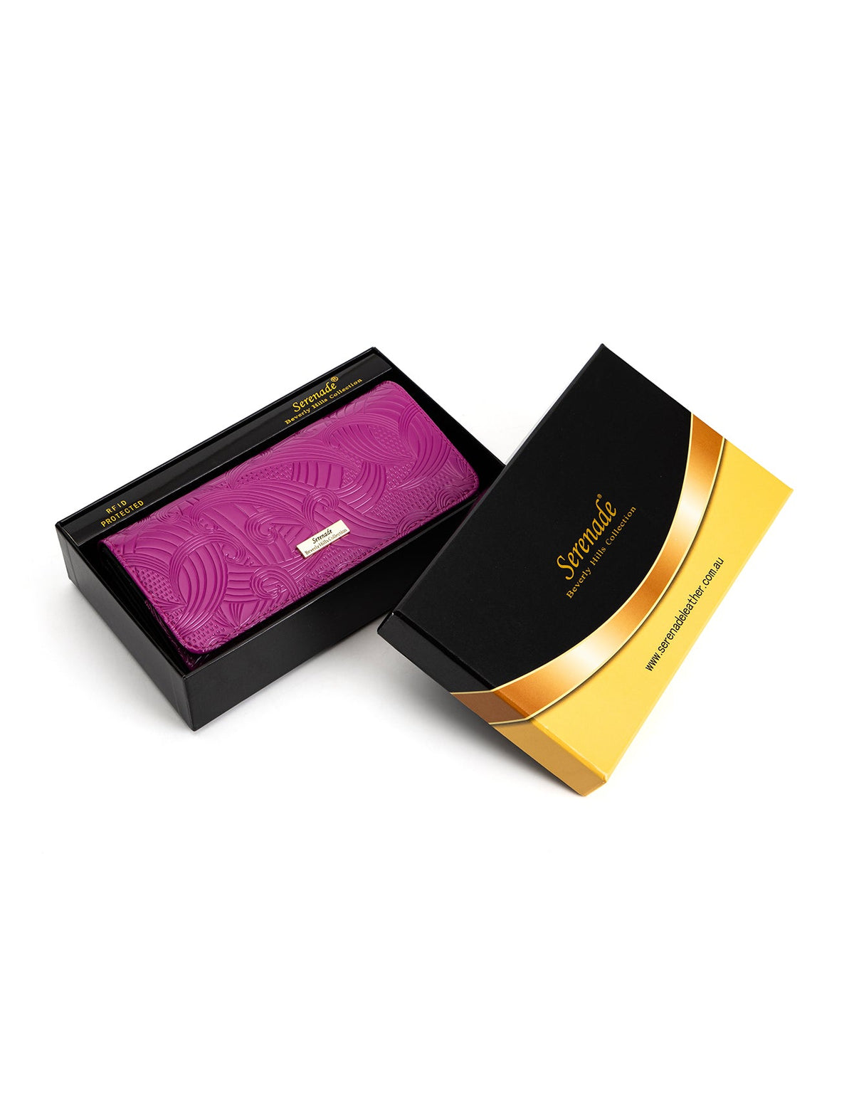 Amira Large Patent Leather Wallet with RFID (WSF4501-MAG)