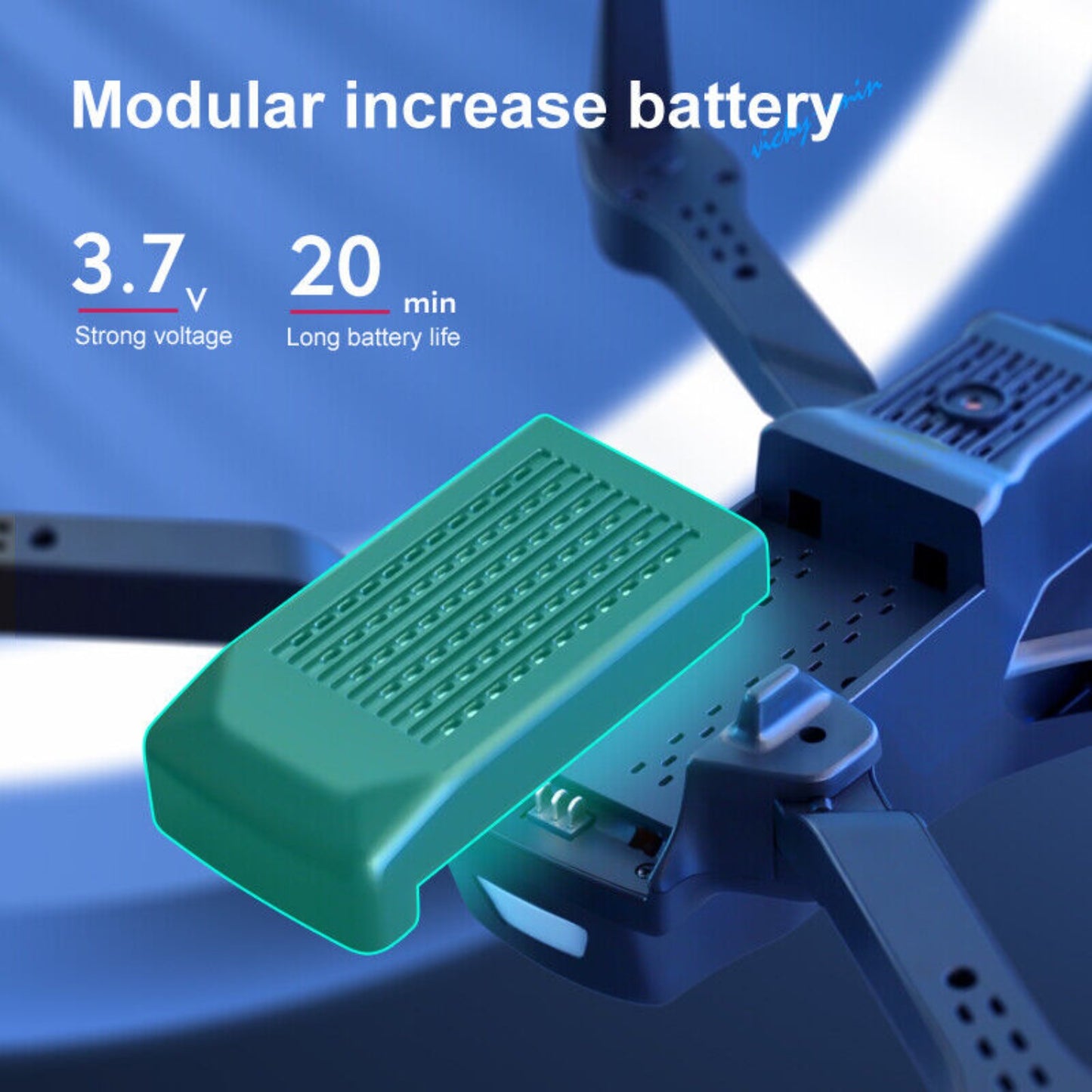 Drone with 6K HD Dual Camera WiFi FPV Camera Drone ,2 Battery.