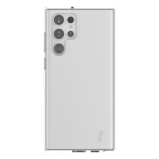 UR Vogue Glitter Infused Armor Case, s22 Ultra [1.2M Drop Protection]-Clear