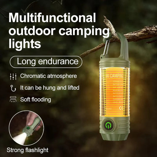 Multi Functional LED Camping Light Rechargeable Waterproof Travel Light