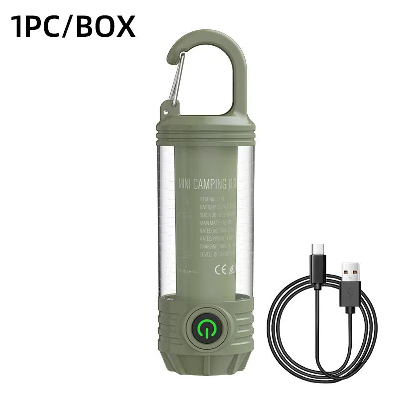 Multi Functional LED Camping Light Rechargeable Waterproof Travel Light