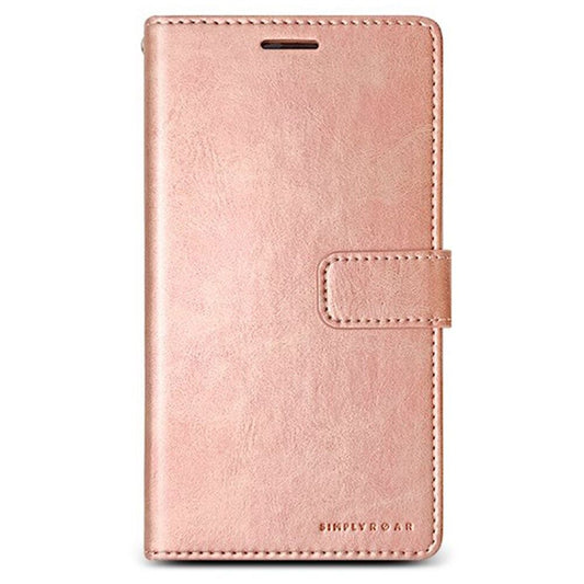 Roar Blue Moon [Choice Diary] Wallet Case, iPh-14 Pro-Rose Gold