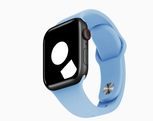 Hoco Compatible with Apple Watch Sport Band [WA01] for All Series, 42 / 44 / 45 / 46 / 49 mm-Misty Blue