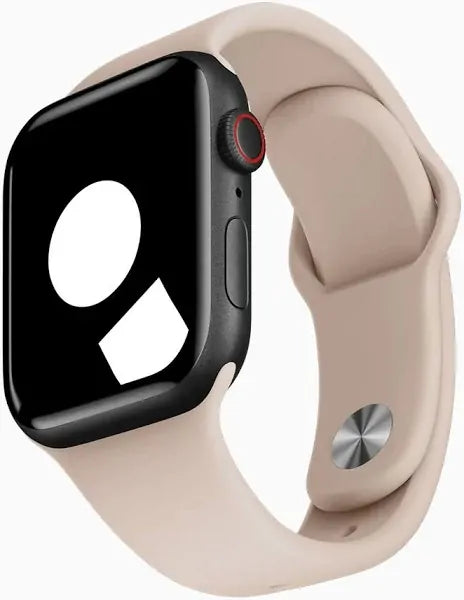 Hoco Compatible with Apple Watch Sport Band [WA01] for All Series, 38 / 40 / 41 / 42 mm-Starlight