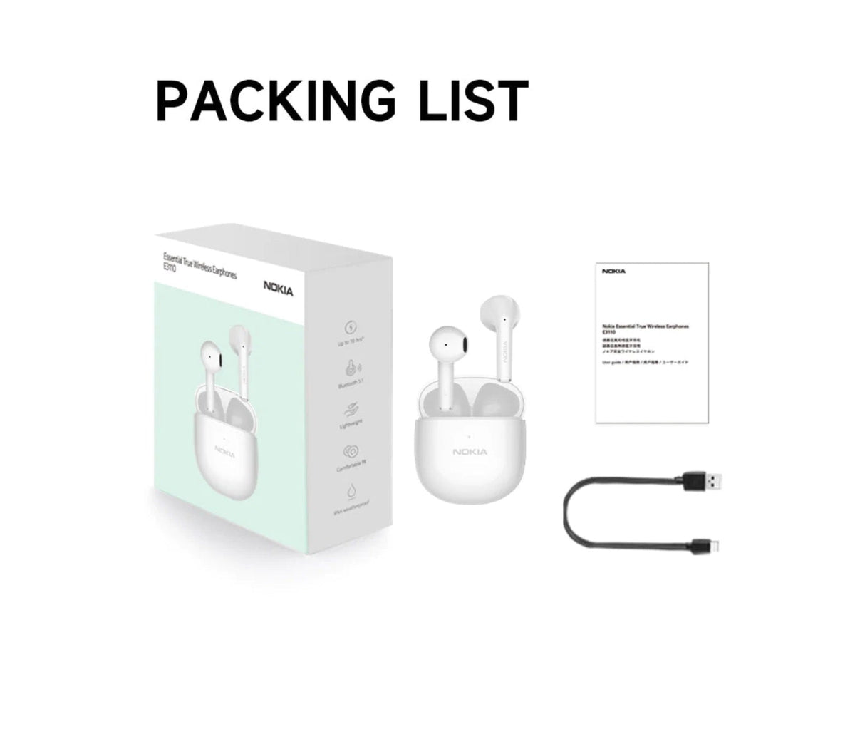 Nokia Essential True Wireless Earphones [E3110]