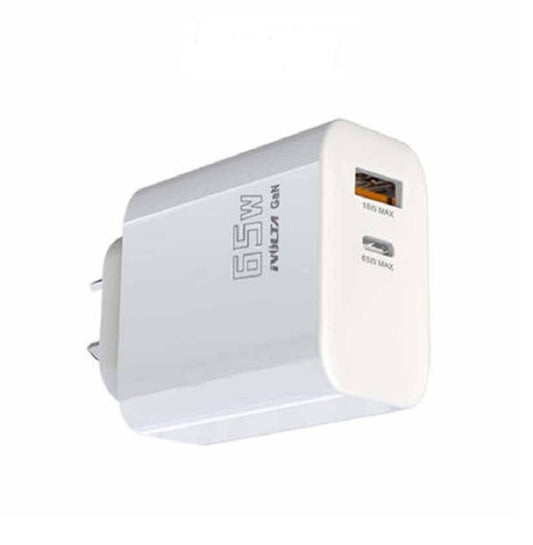 iVolta BOOST - GaN 65W USB-C PD + USB-A Wall Charger [Certified]
