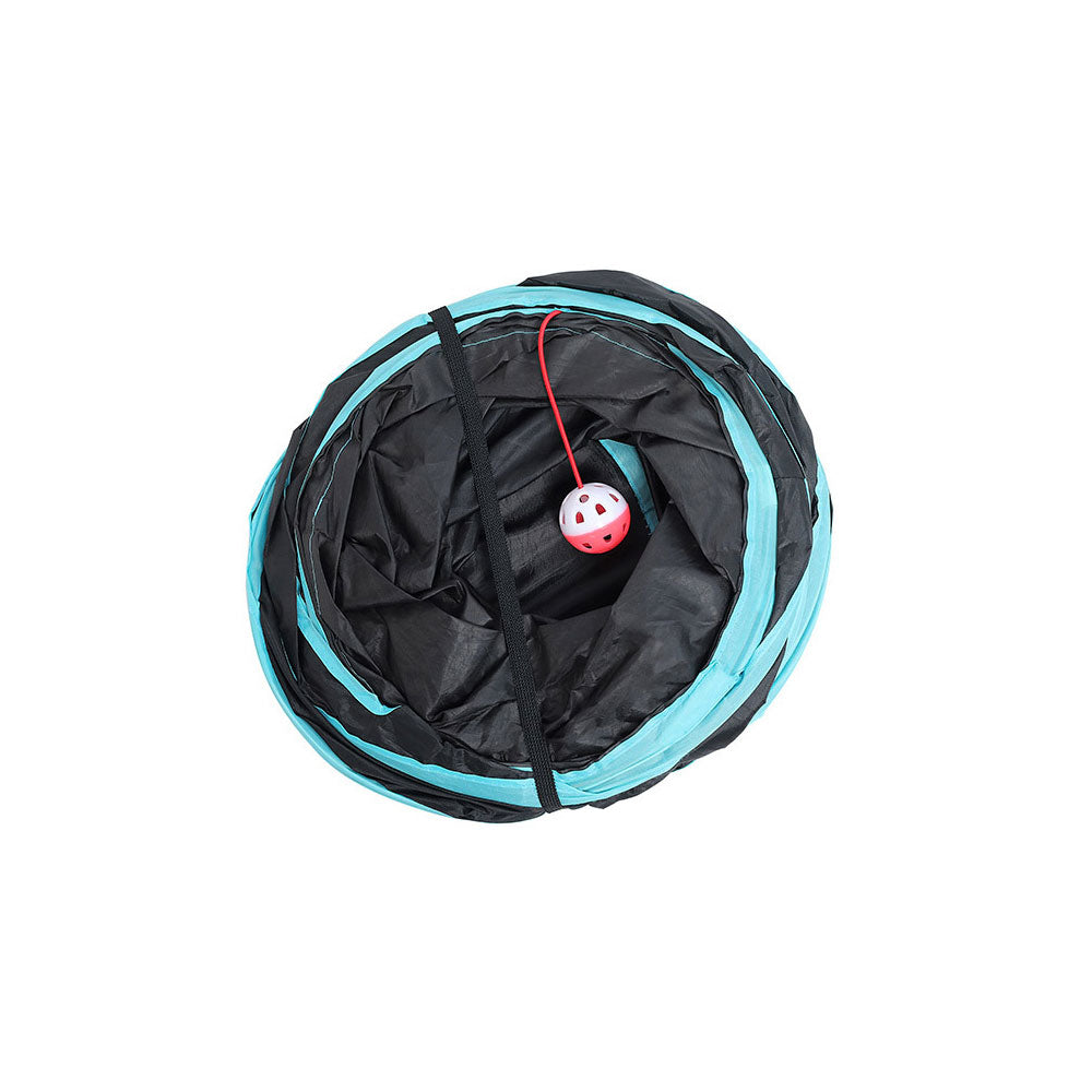 Pet Foldable Funny Exercise 4-Way Tunnel Play Toy