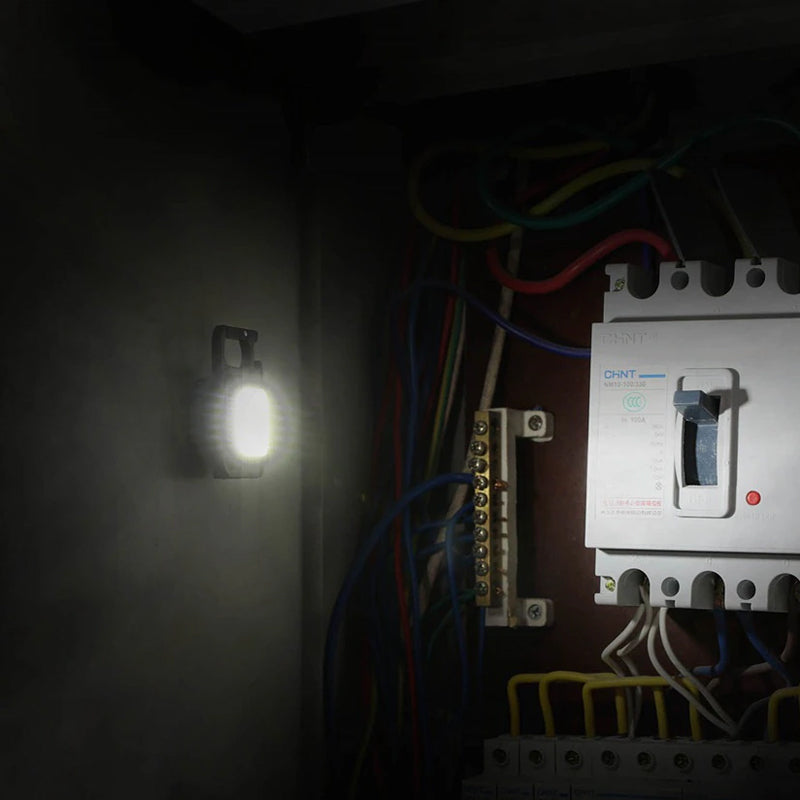 Mini Waterproof Pocket Torch LED Keychain Flashlight USB Charging