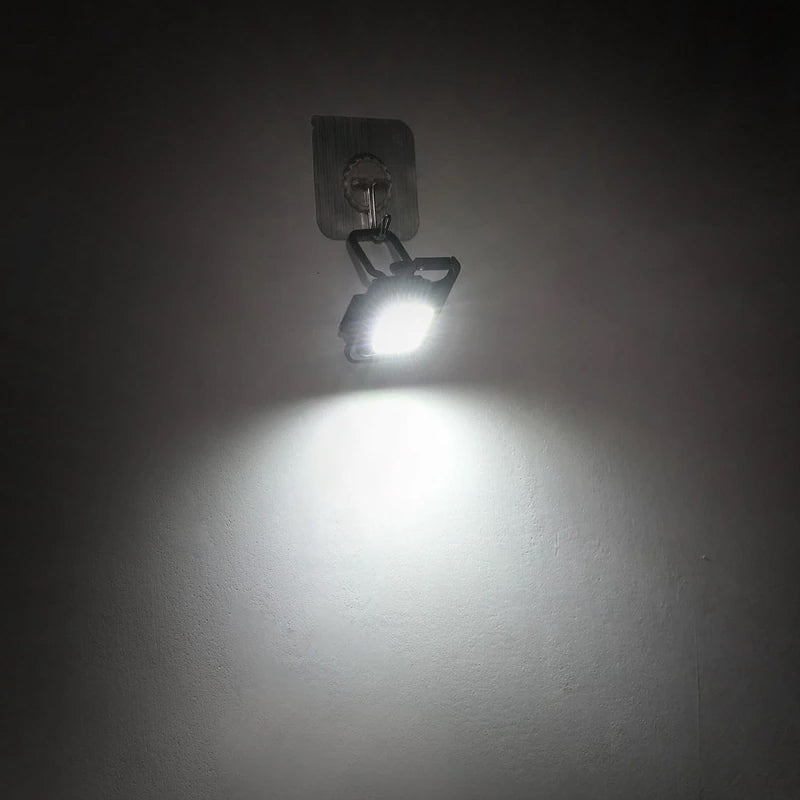 Mini Waterproof Pocket Torch LED Keychain Flashlight USB Charging