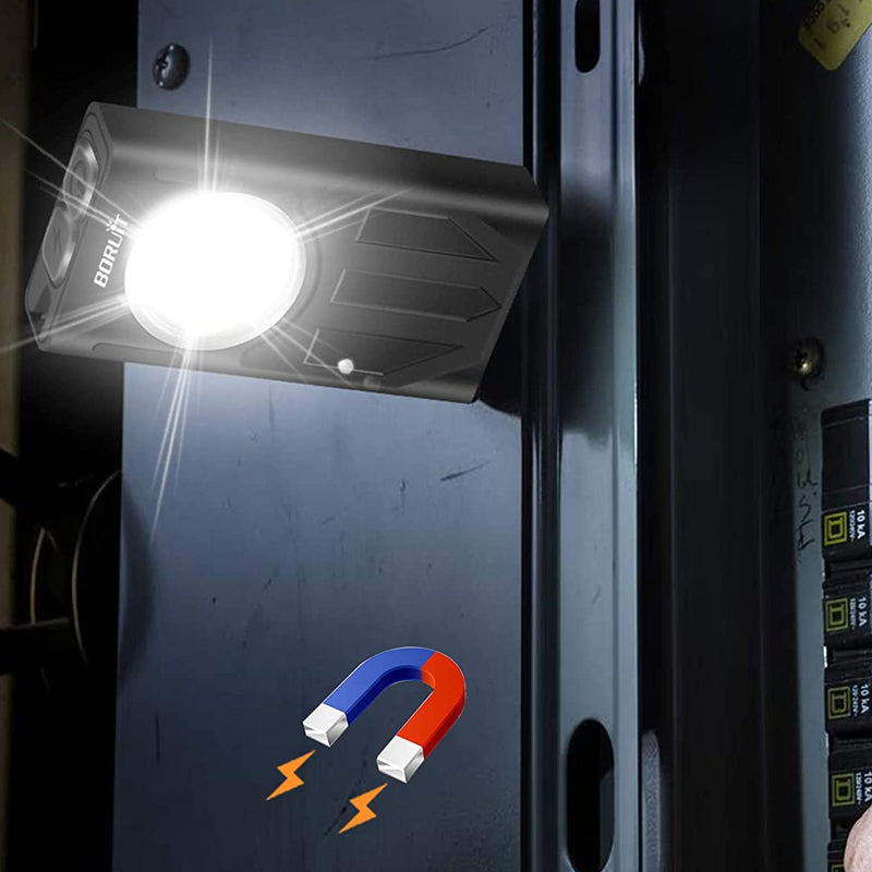 Waterproof LED Light Keychain Torch Lamp Flashlight  USB Rechargeable