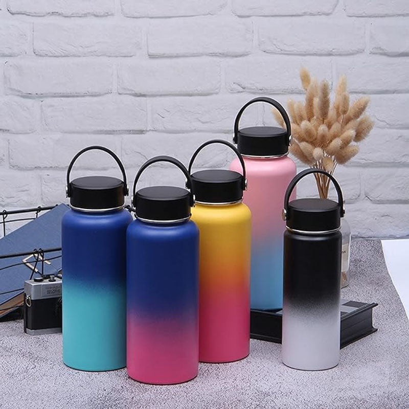 32/40oz Stainless Steel Vacuum Insulated Gradient Thermos Water Bottle