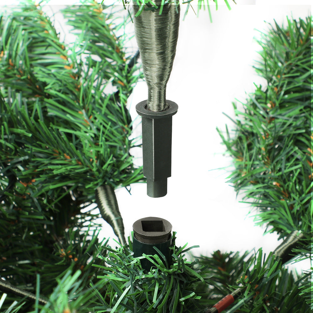 7FT Green Christmas Tree with LED Lights