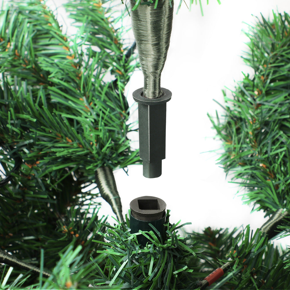 8FT Green Christmas Tree with 1400 Tips