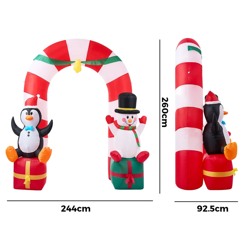 Christmas Inflatable Archway 260cm with LED Light
