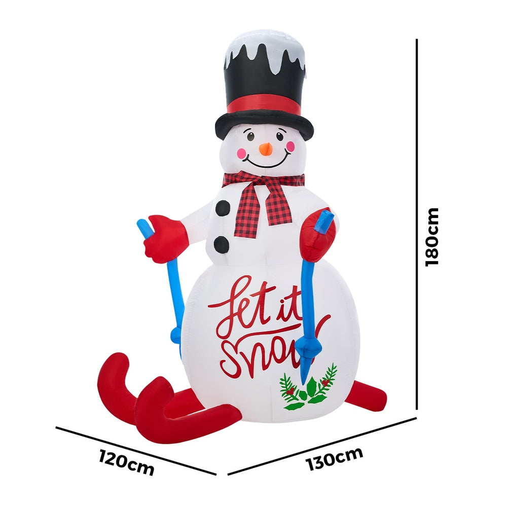 Christmas Inflatable Snowman with LED Light