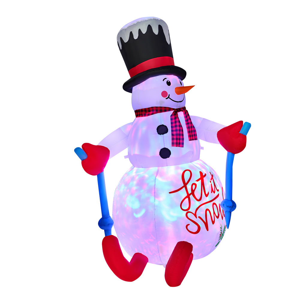Christmas Inflatable Snowman with LED Light