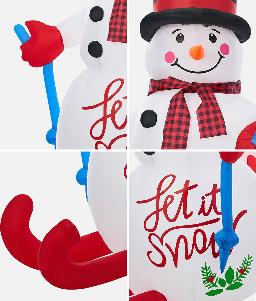 Christmas Inflatable Snowman with LED Light