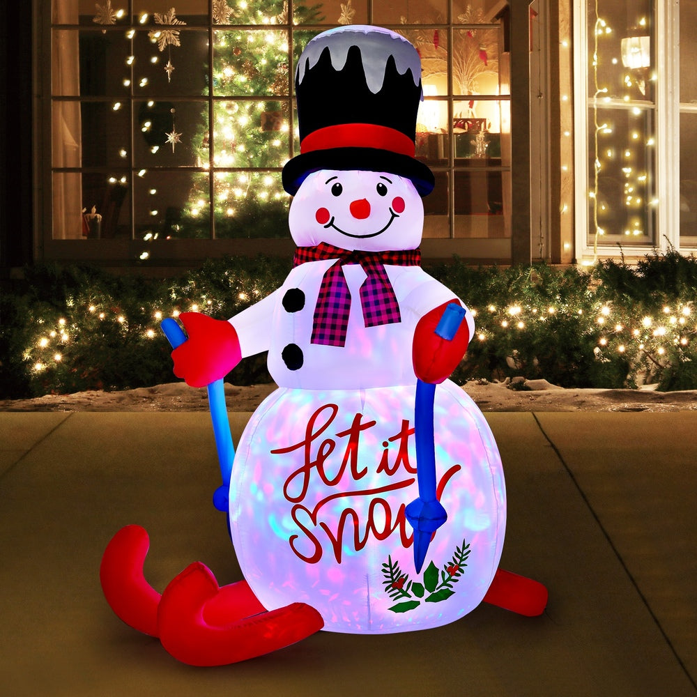Christmas Inflatable Snowman with LED Light
