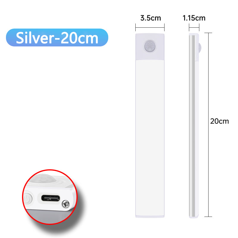 Motion Sensor USB Rechargeable Wireless Lamp Under Cabinet LED Lights