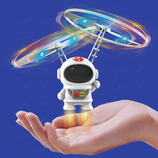 Hand-Controlled Drone Interactive Levitating Luminous Flying Robot