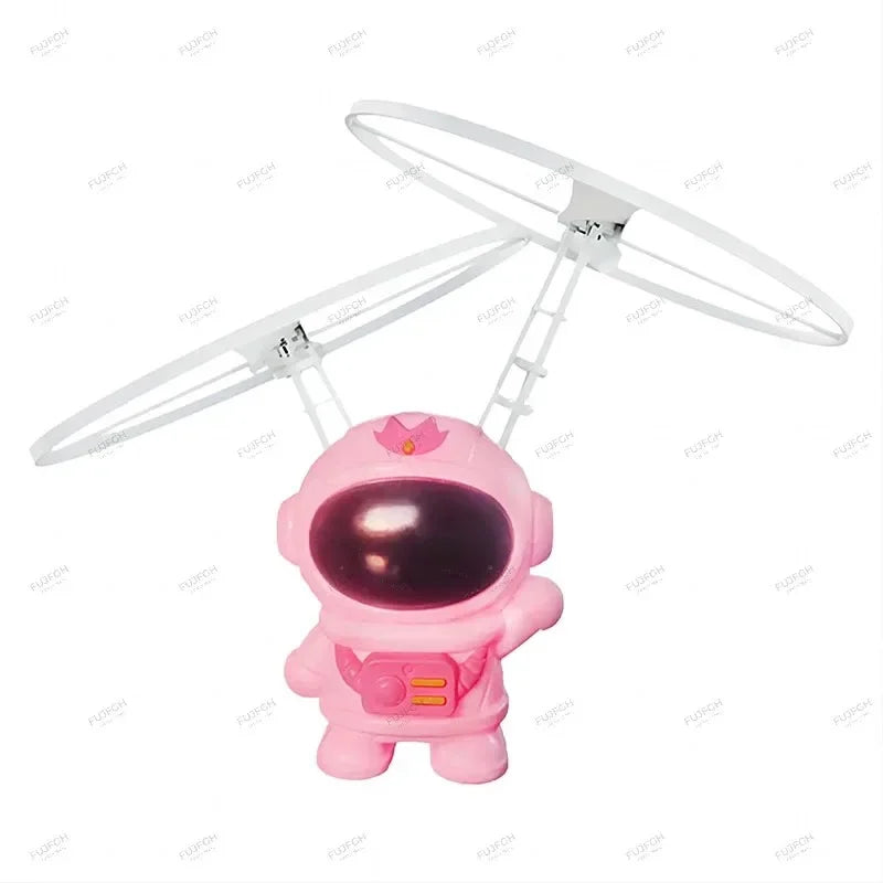 Hand-Controlled Drone Interactive Levitating Luminous Flying Robot
