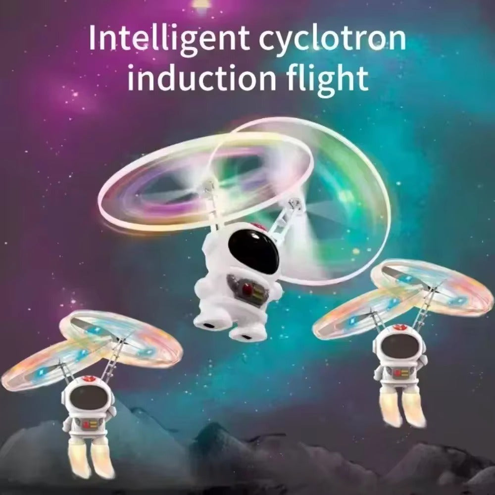 Hand-Controlled Drone Interactive Levitating Luminous Flying Robot