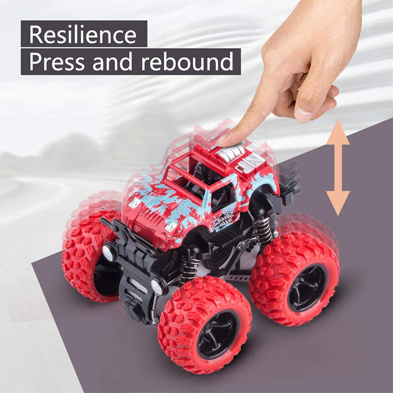 Inertial Rotation Power Pull Back Toy Car