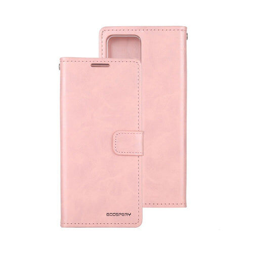 Goospery Blue Moon Diary Wallet Case, iPh-13 Pro-Rose Gold