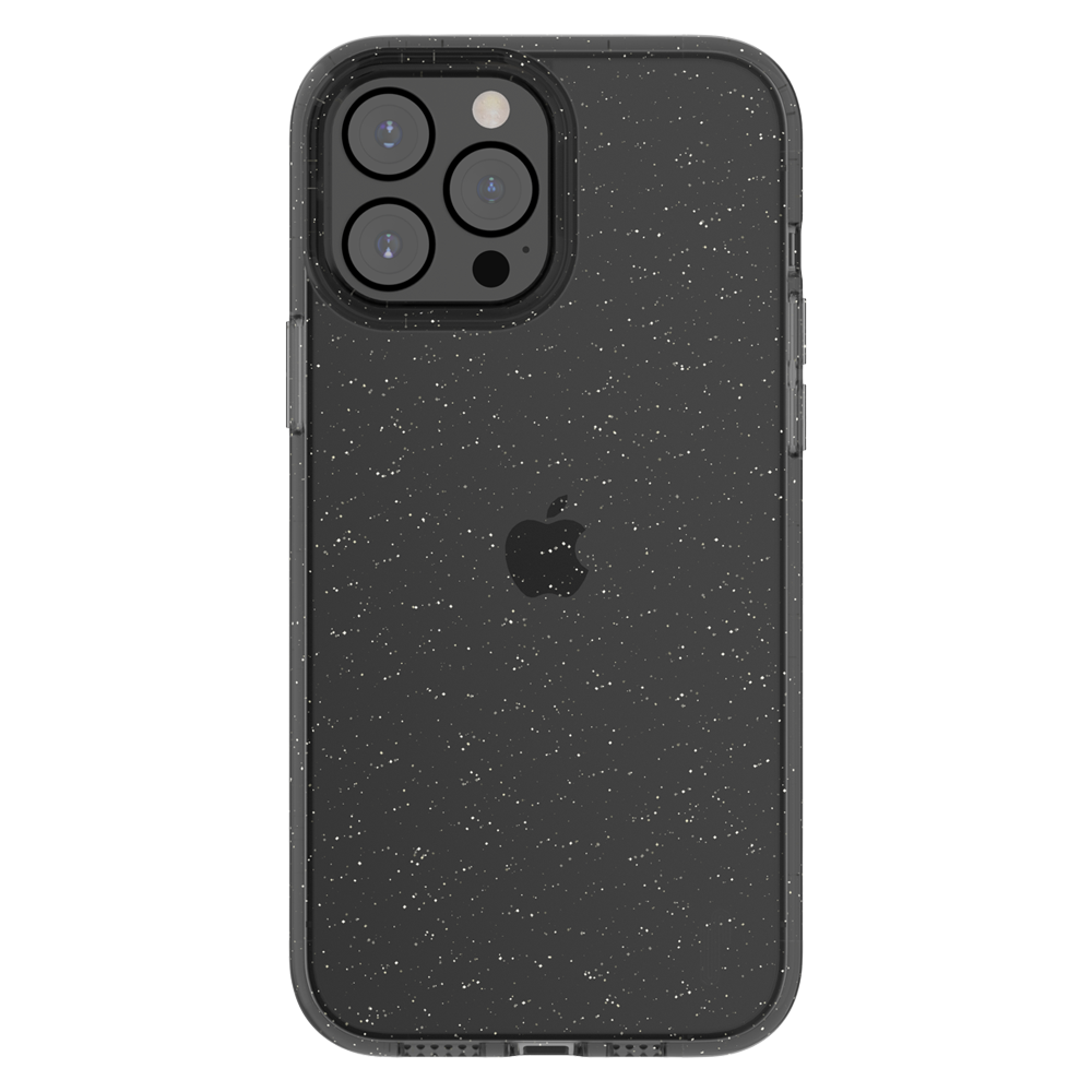 UR Vogue Glitter Infused Armor Case, iPh-13 Pro [1.2M Drop Protection]-Black