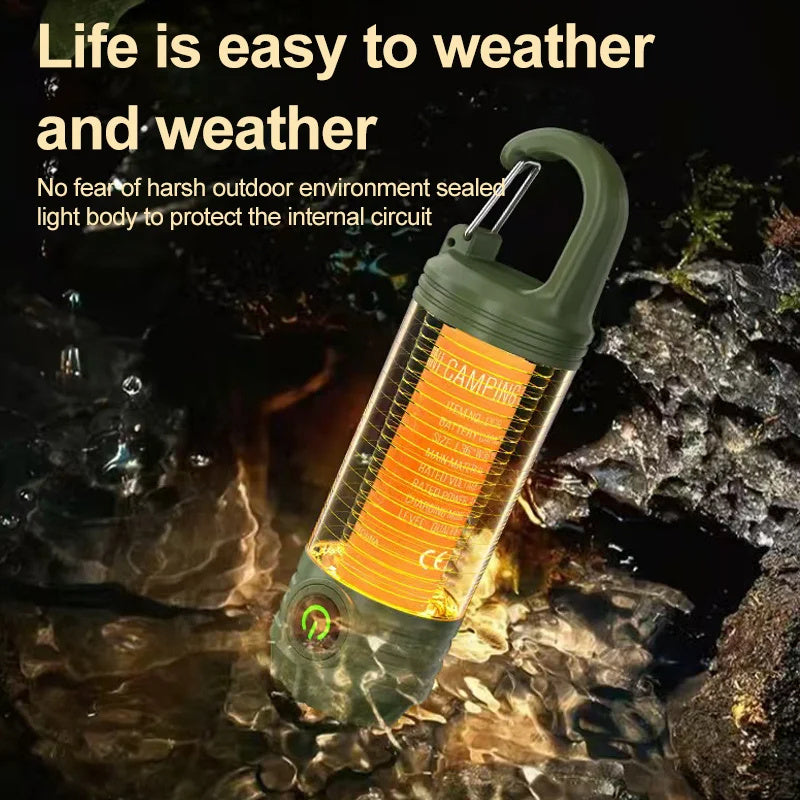 Multi Functional LED Camping Light Rechargeable Waterproof Travel Light