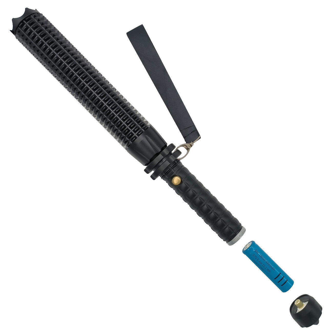 Security Flashlight Zoom Rechargeable Torch Spotlight.