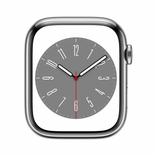 Apple Watch Series 8 45 Silver Aluminum GPS Premium Refurbished Grade A Plus Plus