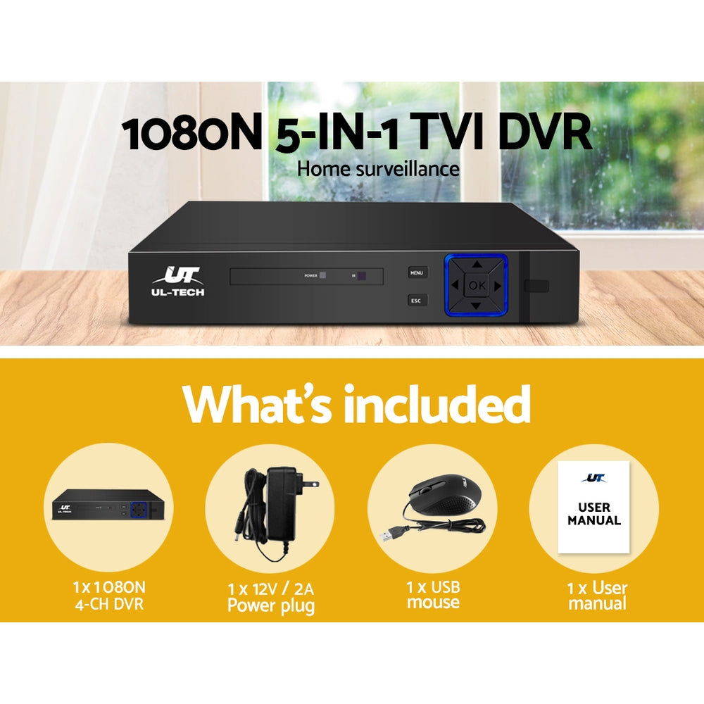 UL TECH UL-tech 8CH DVR 1080P 5in1 CCTV Video Recorder