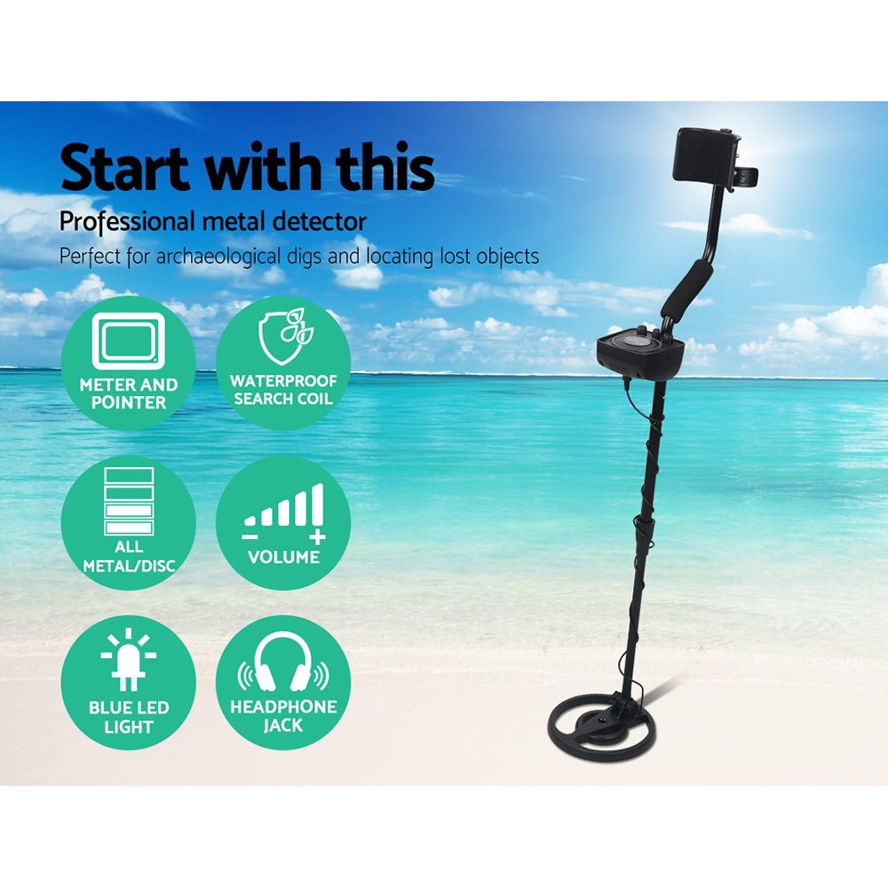 Weisshorn Metal Detector 160MM Deep Sensitive Water Resistant Treasure Hunter