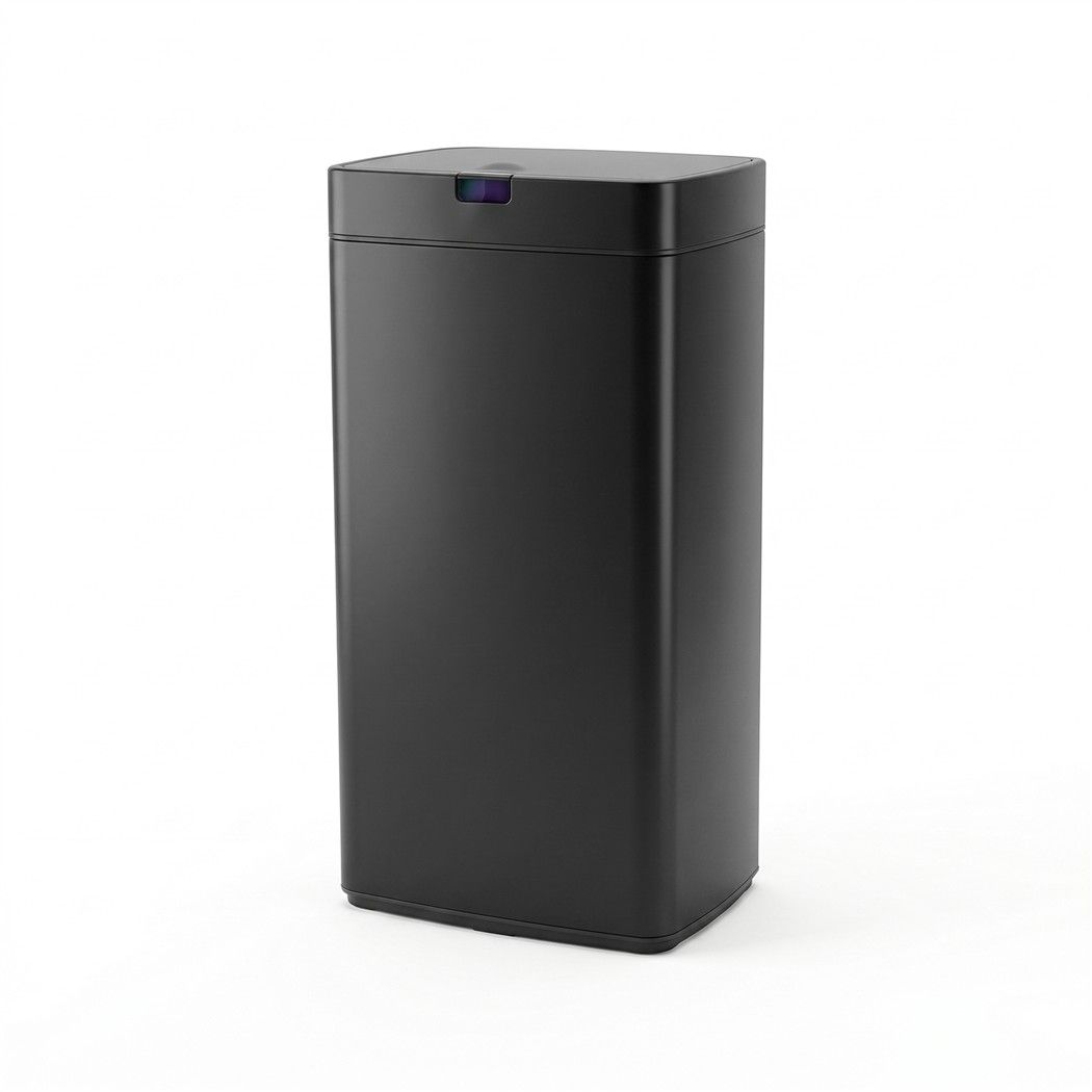 Devanti 45L Motion Sensor Bin Rubbish Automatic Black