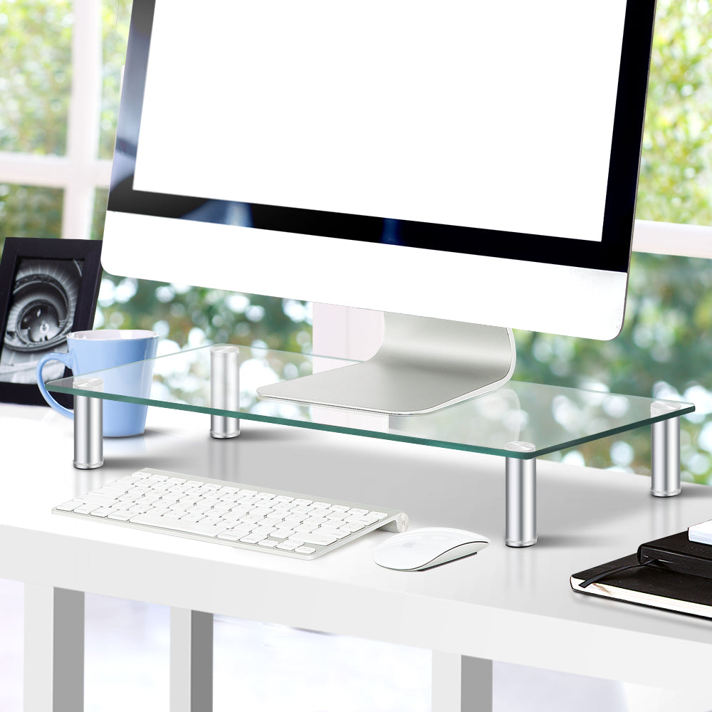 Artiss Monitor Stand Riser with Height Adjustable Computer Laptop Printer