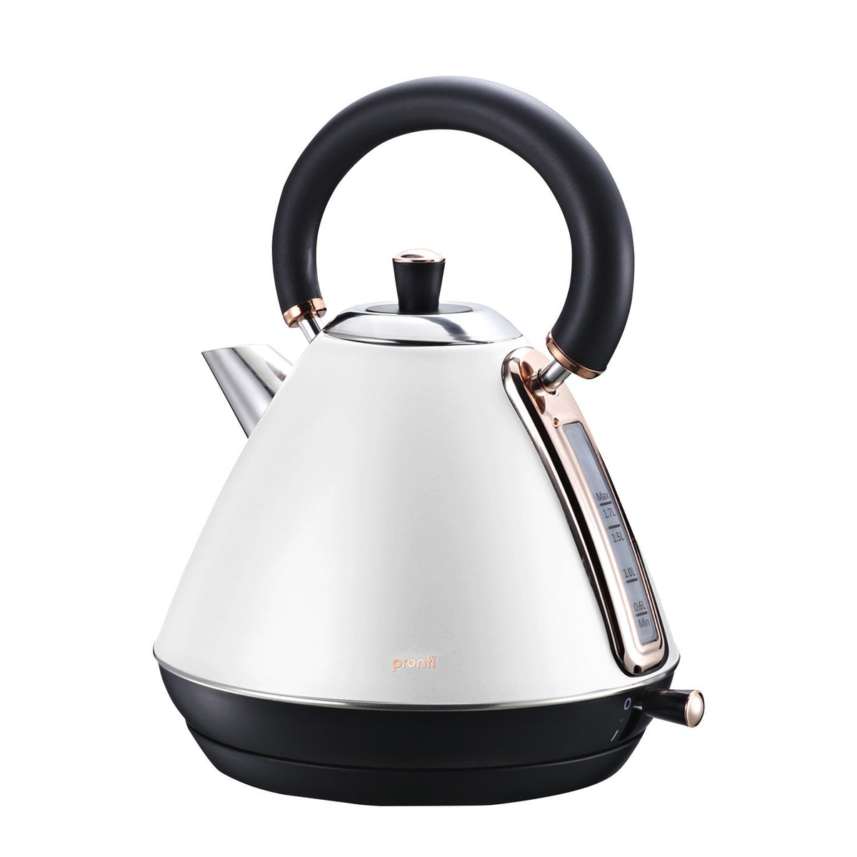 Pronti Rose Trim Collection Toaster & Kettle Bundle