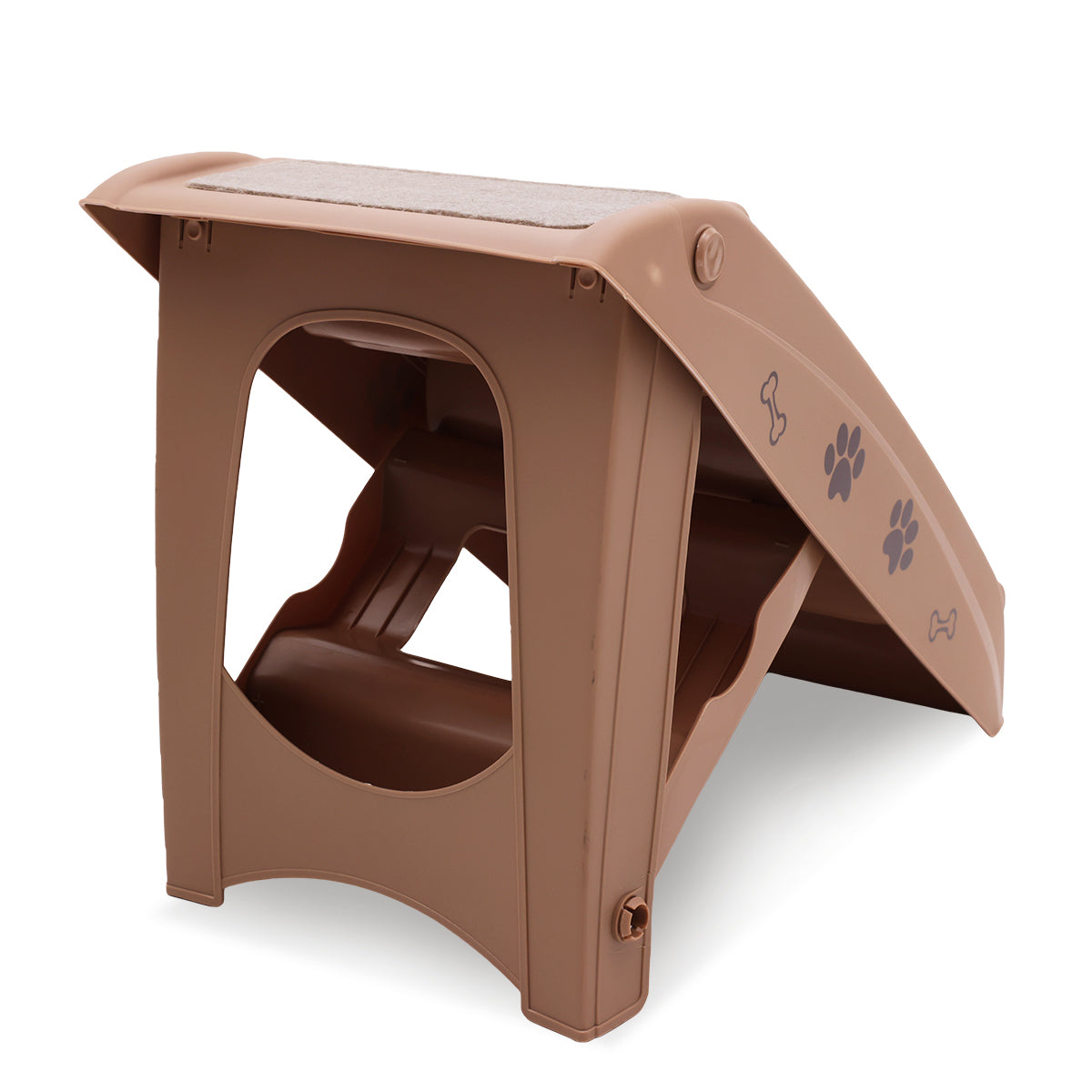 Furtastic 50cm Foldable Pet Stairs, Brown