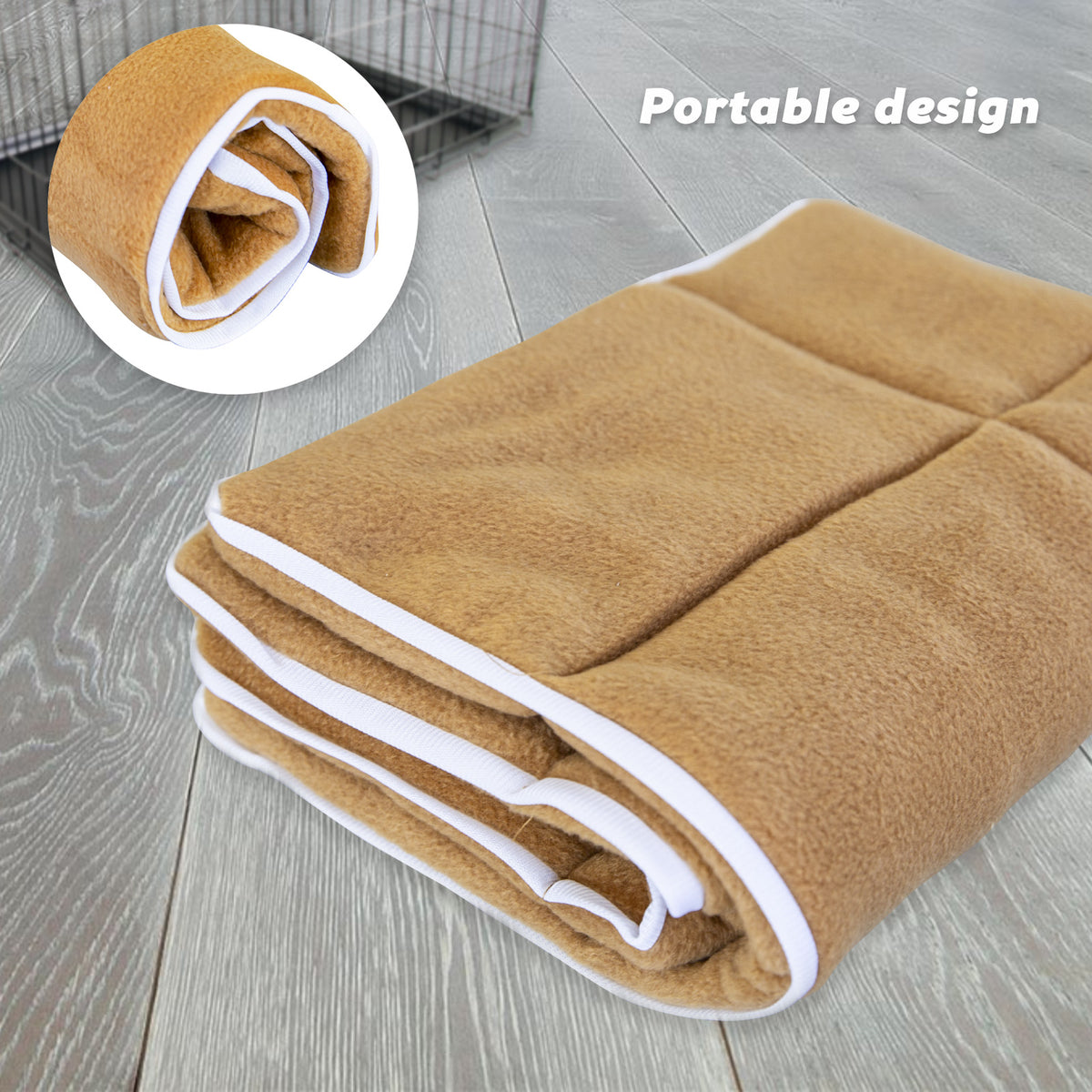 Paw Mate Pet Cushion Mat 30in (76cm), Beige