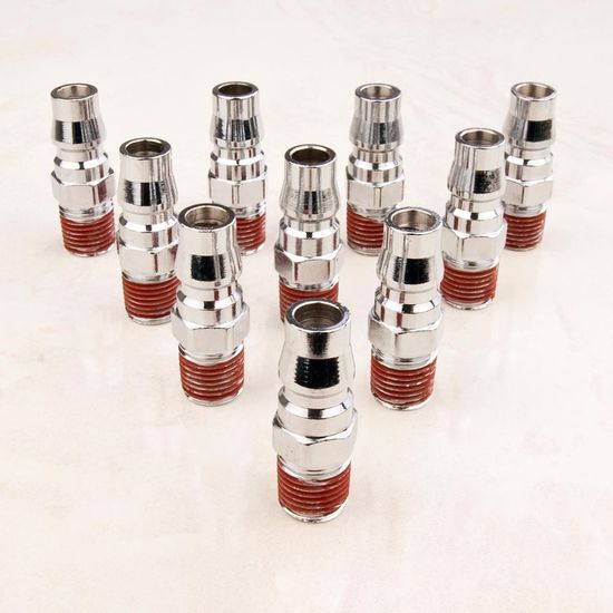 Dynamic Power 10X 1/4" Nitto Type Male Air Coupling Coupler Fitting Connector