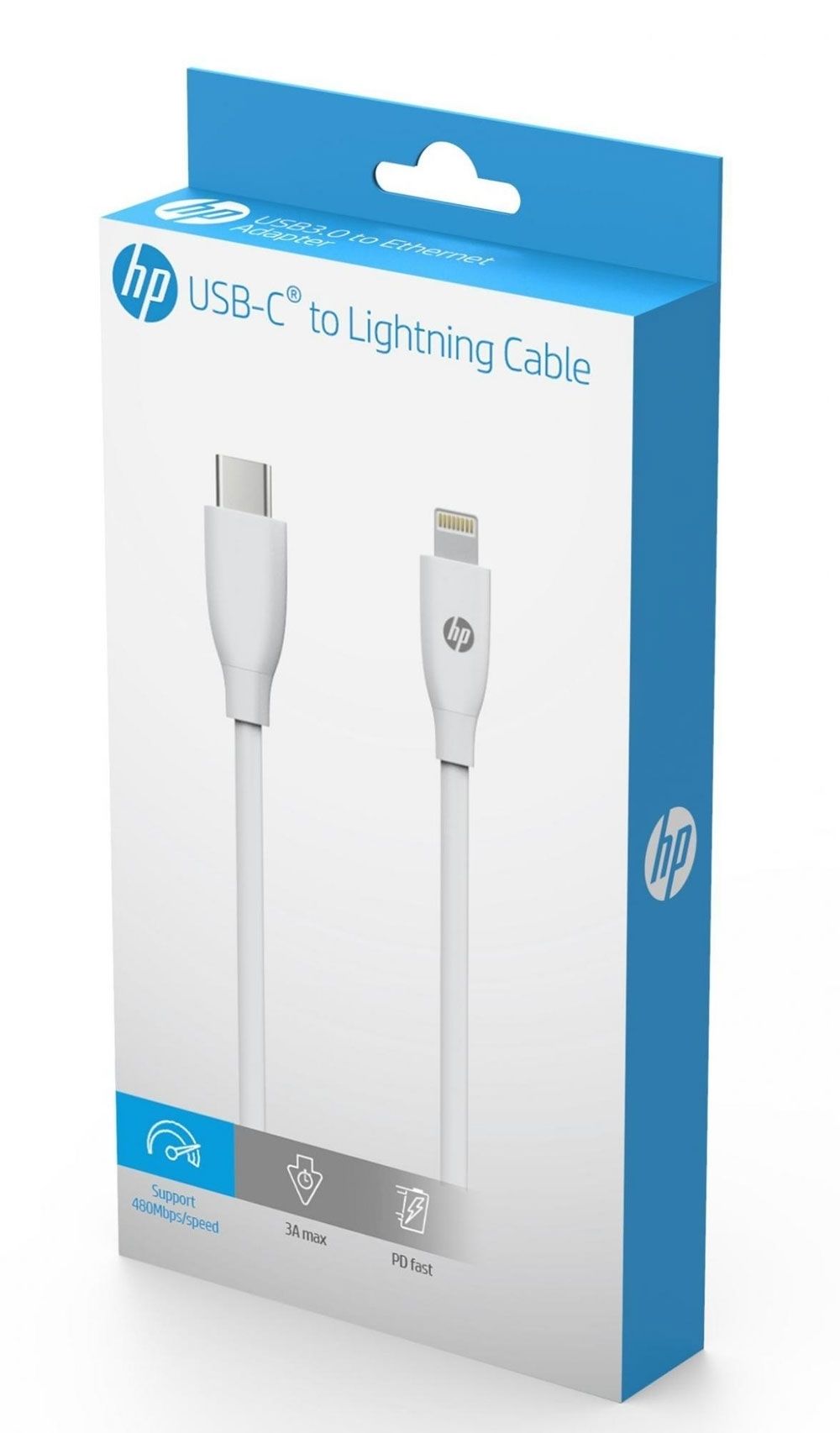HP DHC-MF102 USB C to 8-pin iPhone Cable 1M (Sync and Power) 3