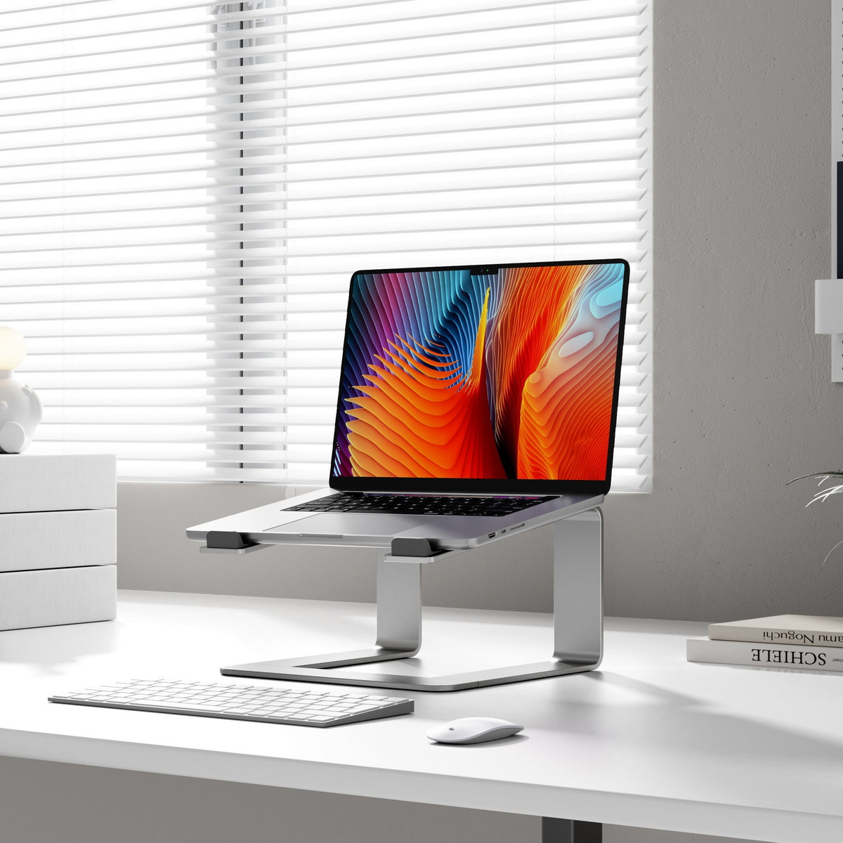 Simplecom CL510S Ergonomic Aluminium Riser Stand for Laptop MacBook