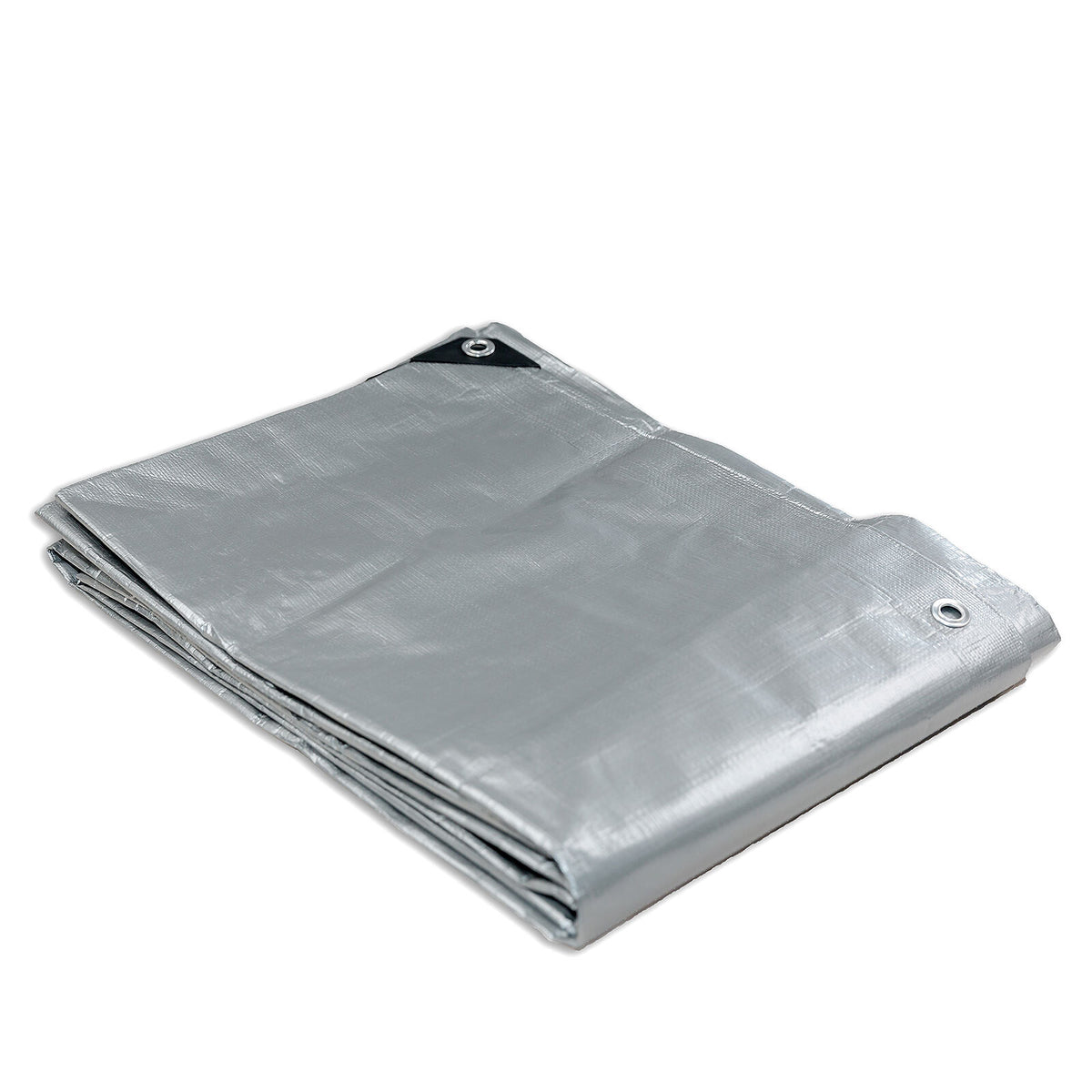 Heavy Duty Silver/Black Tarpaulin 3.6m x 6.1m