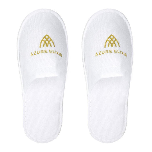 30 Pairs Hotel Guesthouse Hospitality Slippers for Household Comfort and Use - White
