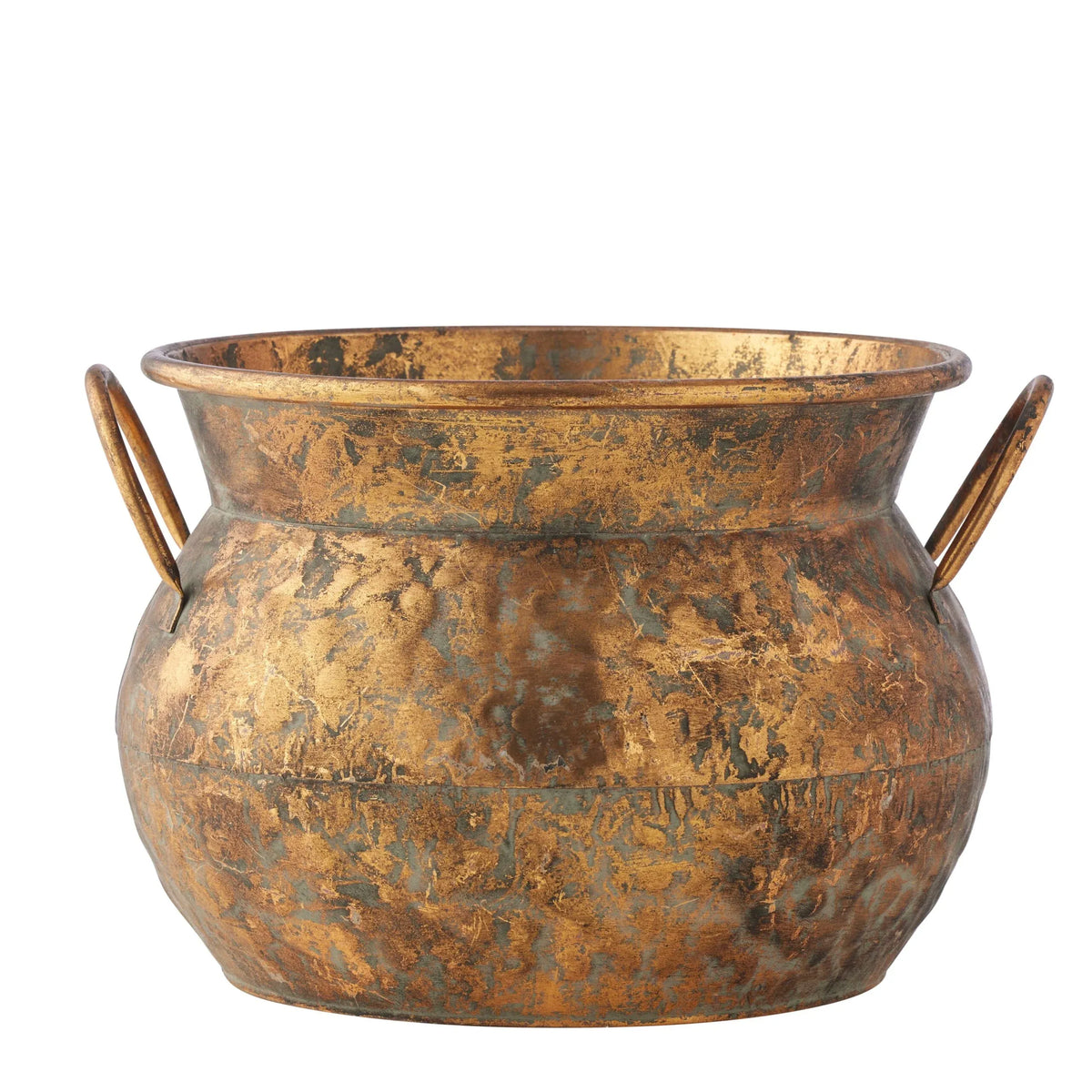 Set 2 Antique Lustre Pots 37cm
