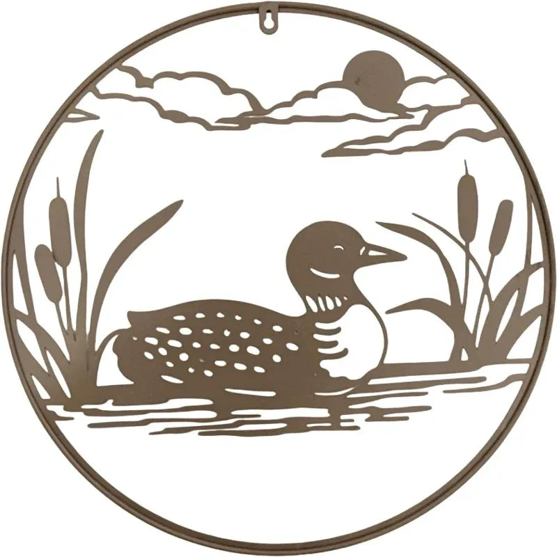 Bulk 2 Round Duck Wall Art 46cm